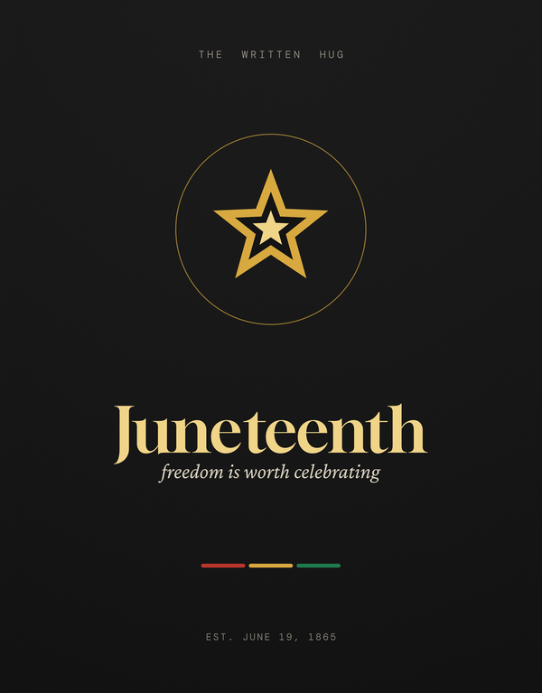 Juneteenth, Minimalist (Folded) front