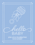 Baby Rattle - Blue