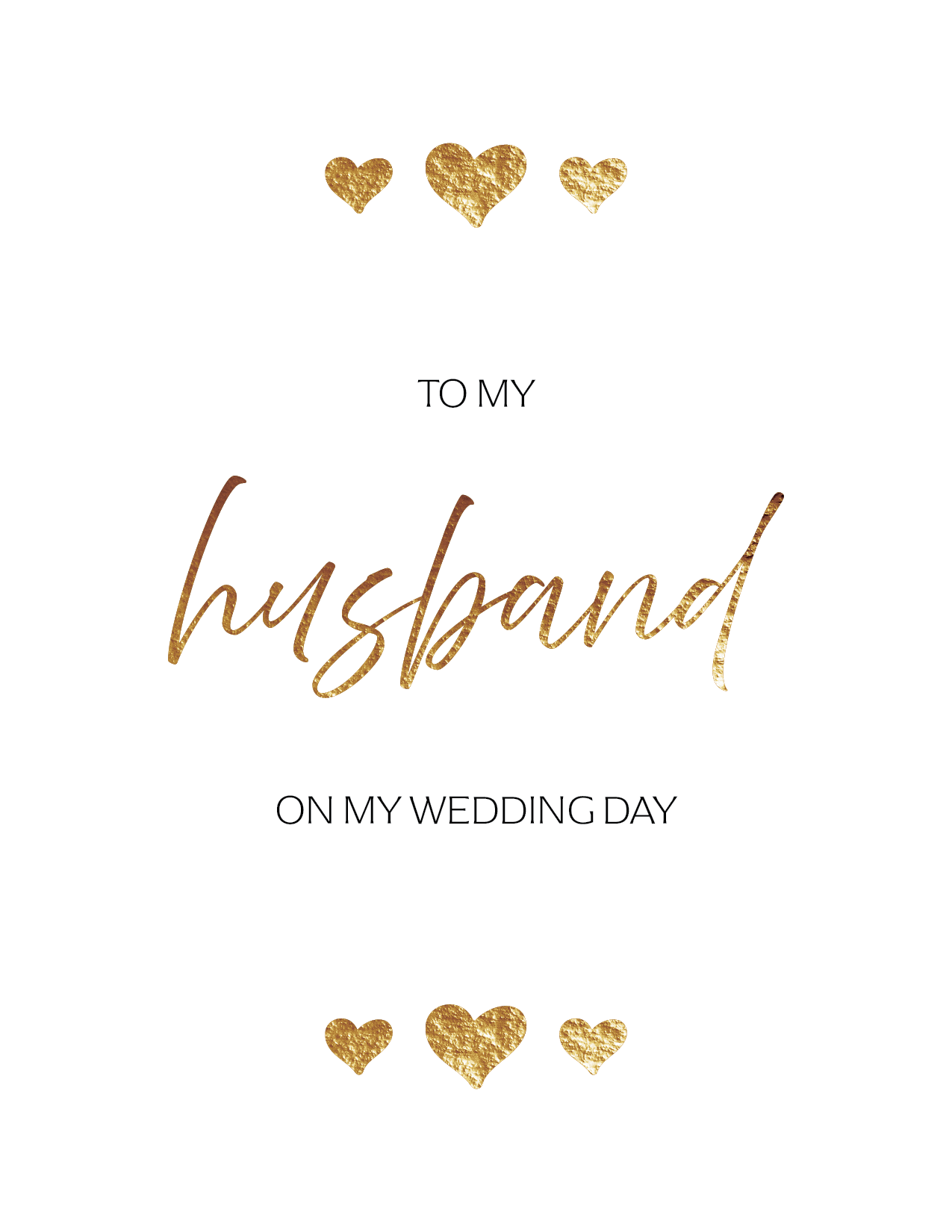 To My Husband