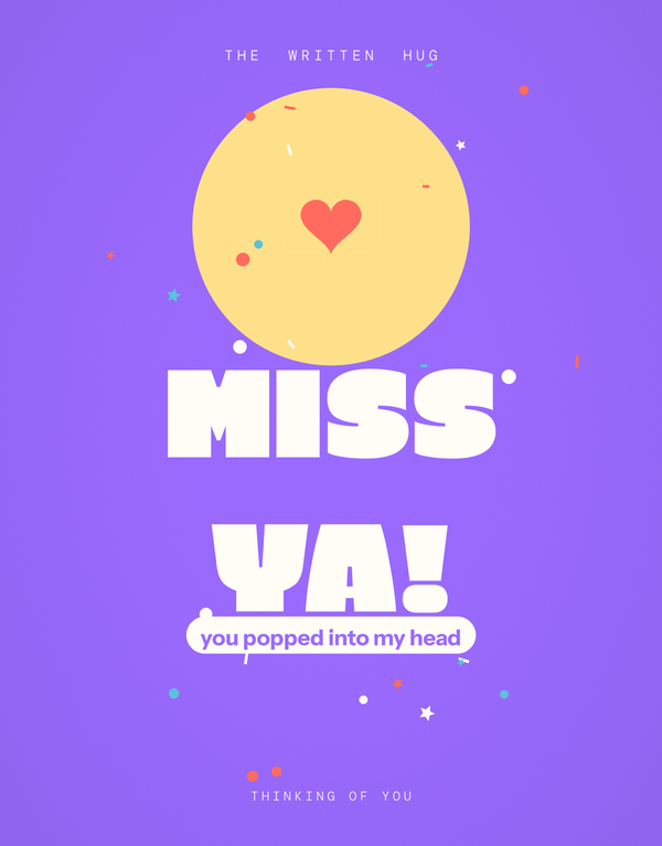 Miss Ya! (Playful) front