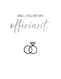 Will You Be My Officiant