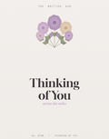 Thinking of You botanical card by The Written Hug