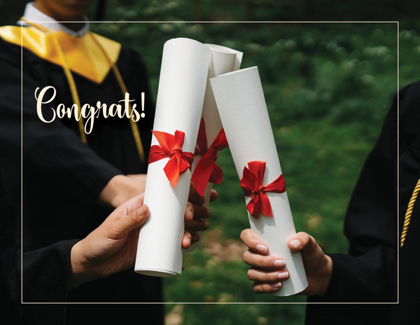Congrats Diploma Tap front