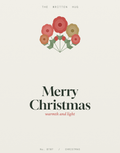 Merry Christmas botanical card by The Written Hug