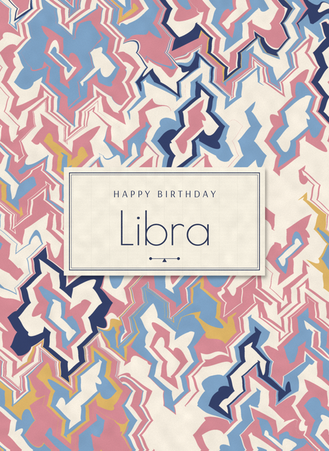 Happy Birthday, Libra (Marbled)