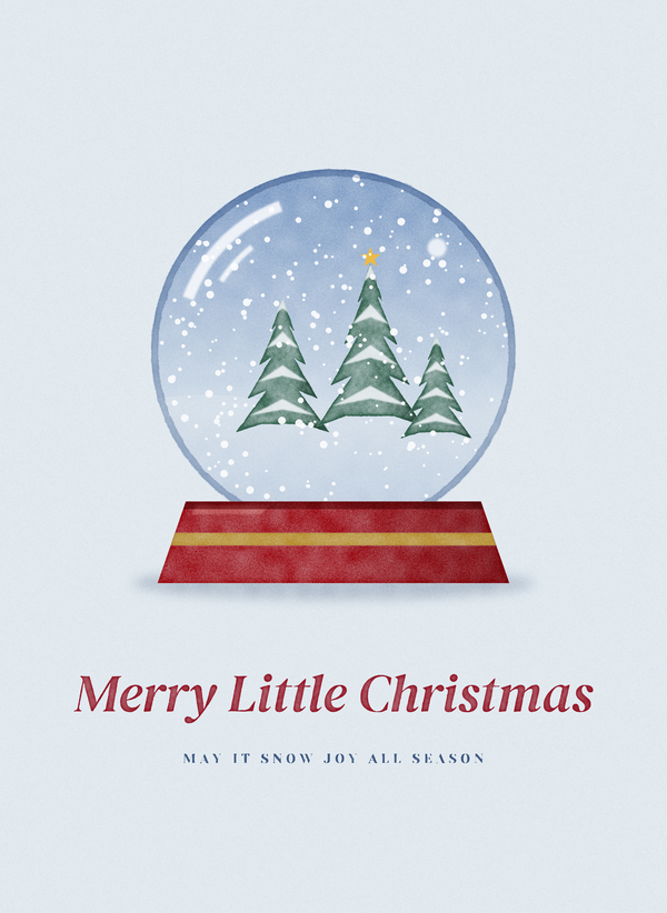 Merry Little Christmas (Snow Globe) front