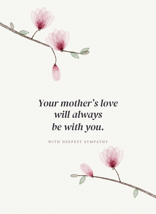 Your Mother's Love Will Always Be With You front