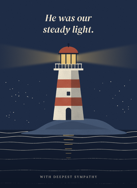 He Was Our Steady Light